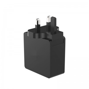 KPS-8034LC 2XQC3.0 Sammenklappelig 2 port rejseoplader