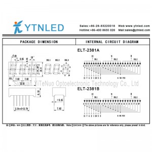 0,28 tommer rød 3-cifret 7-segment LED-display, digitalt rør