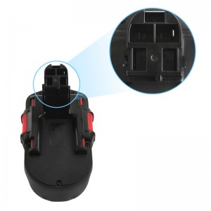 Ni-Mh 18V 3000mAh genopladelige batterier el-værktøj til Bosch BAT025, BAT026