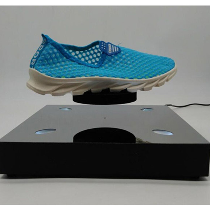 magnetisk levitation spining flydende bund sko tunge 0-500g display rack