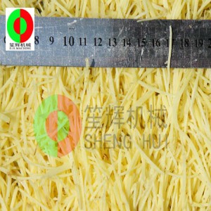 Skær ingefærmaskine / skåret ingefærmaskine / frugt- og grøntsagsskæretrådskive / højhastighedsskåret ingefær silke ingefærmaskine (video) QS-50 / QS-100