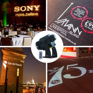 GOBO-projektorlys til høj lysstyrke til forskellig brug