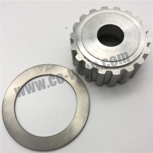 Tilpasset CNC-bearbejdning varmebehandlet remskive af rustfrit stål autodele Reservedele efter salg