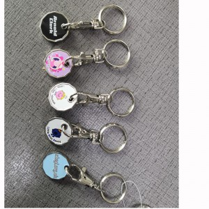 P019 mønt nøglering