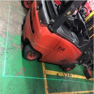 Laser Red Zone Light Forklift Advarselslys for lagerets sikkerhed