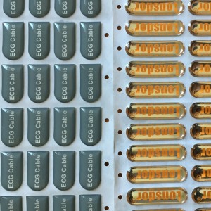 Små epoxy dome klistermærker og uregelmæssige små kuppeletiketter