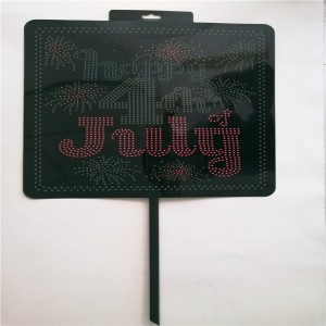 Brugerdefineret tryk Udendørs brug Gardsskilt Plastik Feriedekorationer