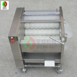 Ny type QX-608 Fruit Peeling Machine / Fruit cleaning and Peeling Machine / Fruit Brush Cleaning and Peeling Machine