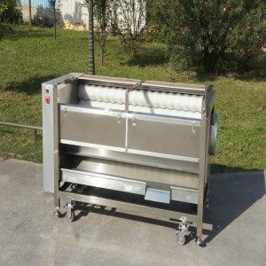 Ny type QX-818 Fruit Cleaner / Fruit Peeling Machine / Fruit Brush Cleaning Peeling Machine