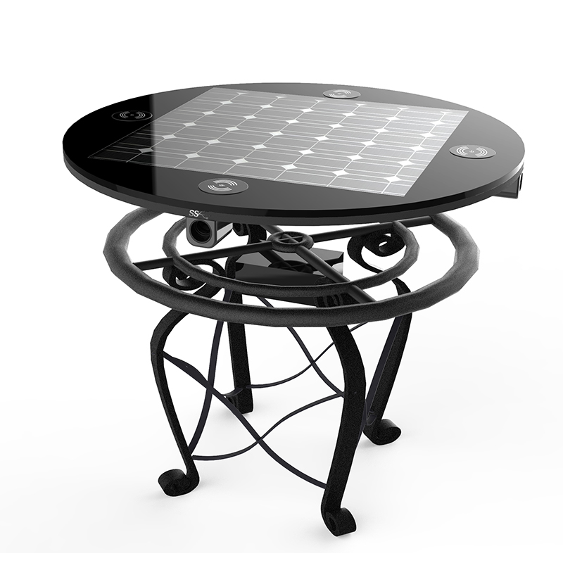 Smart sofabord til restaurant / hotel / cafe Solenergidrevet udemøbler