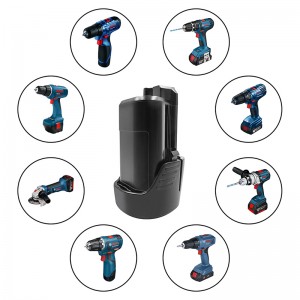 Li-ion 2000mAh 10.8V BAT411, BAT412, BAT413, 2 607 336 996 Bosch Batterier til udskiftning af elværktøj
