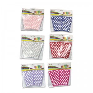 Bærbart papir Emballage til Candy Carton Box Farverig OEM Design Emballage Taske Party gaver