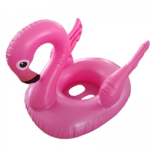 Oppustelig Flamingo Boat Pool Float til børn