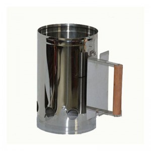 Rustfrit stål BBQ trækul skorsten starter