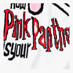 2019 Sidste Sweater Design Pink Panther Jacquard Ladies Strik Sweater Kjole