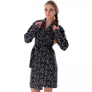 Kvinder Kimono Robe-trykt pyjamas-badekåbe