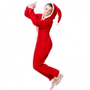 Coral Fleece Hooded Christmas Costume Onesie