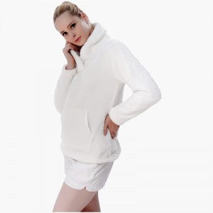 Kvinder snuggle Fleece Cream Sweatshirt