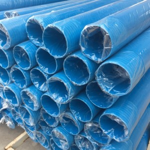20 - 200 mm PVC Fush Bell End Casing Pipe til anvendelse i boringen