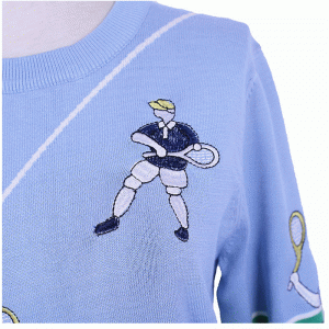 Tilpasset OEM Design Broderet Pullover Strikket Sweater Mænd