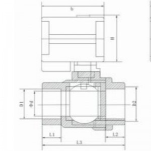 CKV20. serie med to lednings motoriseret ventil
