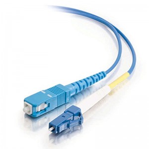 LC / SC Plenum-Rated 9/125 Simplex enkelt-mode Fiber Patch-kabel