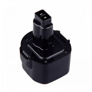 9,6V 1700mAh Ni-Cd genopladeligt borebatteri til Dewalt DE9062, DW9061, DW9062