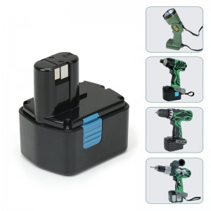 Ni-Cd 1700mAh 14.4V genopladelige batterier til Hitach EB14S, EB14B, EB14H Værktøj