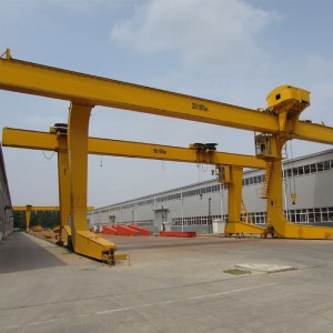 L-formede ben Enkeltrins Gantry Crane med vinsch
