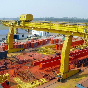 L-formede ben Enkeltrins Gantry Crane med vinsch