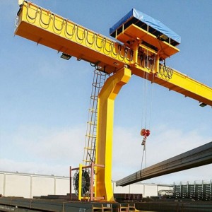 L-formede ben Enkeltrins Gantry Crane med vinsch