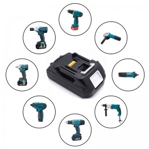 Li-ion 18V 2000mAh 5 celler Trådløse batterier til Makita BL1830, BL1840, BL1845 Værktøj