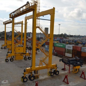 Gummidækcontainer Gantry Crane (RTG Crane)
