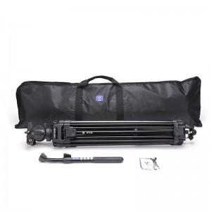 DIAT nyt DT750 videokamera understøtter stativ tre sektioner 1,7 meter højt DSLR tungt stativ