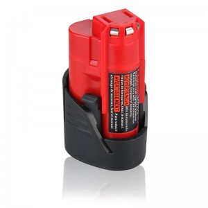 Til Milwaukee 48-11-2411 M12 12V 3000mAh litiumionbatteri-værktøjsbatteri
