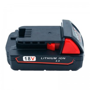 Lithium Ion 18V 2000mAh el-værktøj Batteriudskiftningsceller til Milwaukee 48-11-1840 M18