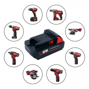 Lithium Ion 18V 2000mAh el-værktøj Batteriudskiftningsceller til Milwaukee 48-11-1840 M18