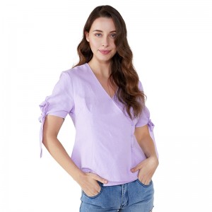 Damemode Engros Chiffon designer sommer afslappet bluse