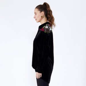 Bomuld, damer, lang bluse Muslimah, langærmet damer bluse JCGJ190315081