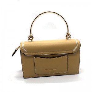 Engros Lady håndtaske med metal spænde guangzhou læder fabrik totebag