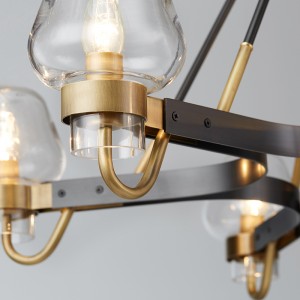 Simpel Boutique Glas Jern Stue Restaurant Hotel Chandelier Km2146