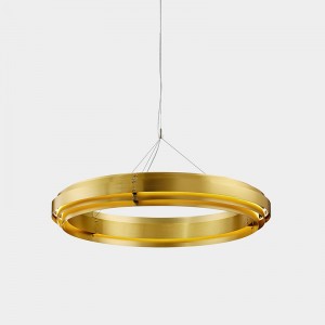 Nordisk moderne minimalistisk cirkulær design Hjem Hotel LED lysekrone Km2141