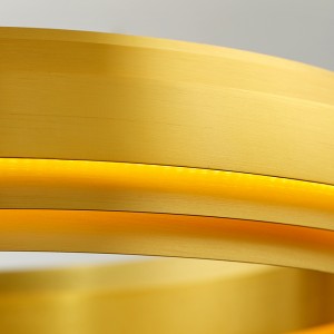 Nordisk moderne minimalistisk cirkulær design Hjem Hotel LED lysekrone Km2141