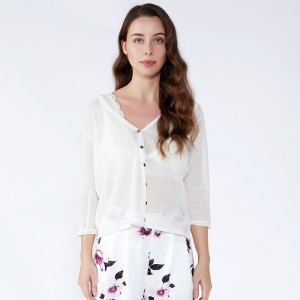 Kvinder Hvide koreanske damer To-delt sæt Dametøj Langærmet bluser Toppe