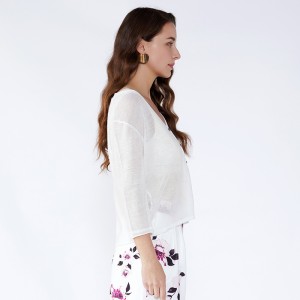 Kvinder Hvide koreanske damer To-delt sæt Dametøj Langærmet bluser Toppe