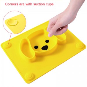 Slidebestandige, ubrudte BPA-frie skåle til fodring af babyer