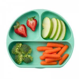 Fabrik engros mikrobølgeovn Safe Toddler Baby silikone opdelt plade