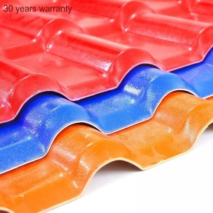 Royal1050 Ny ASA syntetisk harpiks tagfliser tagfolie fabrik