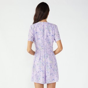 Ny stil Brugerdefineret Chiffon Onesie-trykt Jumpsuit Kvinder