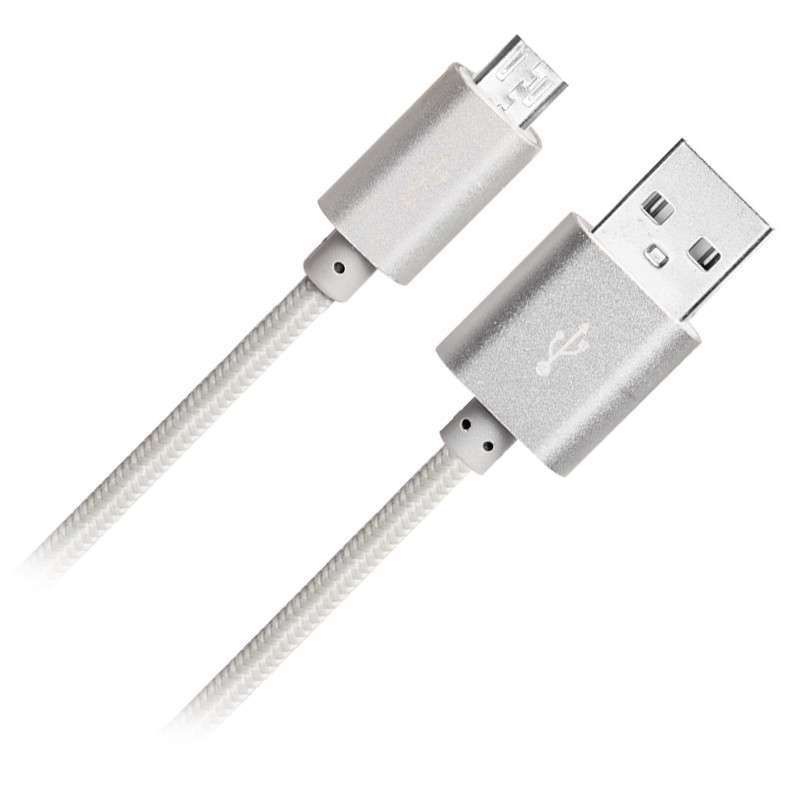 Micro Nylon flettet usb-kabel